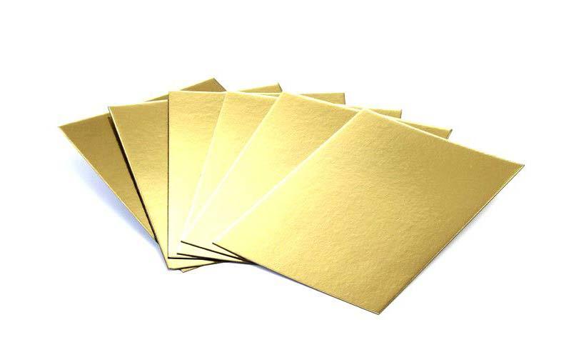 NEW BAMBOO PAPER base foil cake board for wholesale for bread packaging-3