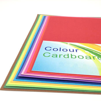 Colored pressed cardboard sheets hard board color paperboard