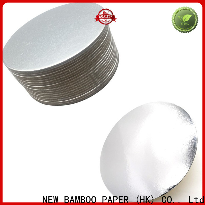 NEW BAMBOO PAPER bakery metallic paper sheets bulk production for cake board