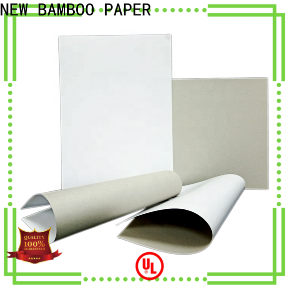 NEW BAMBOO PAPER side duplex cardboard from manufacturer for soap boxes