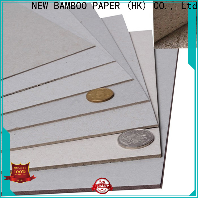 NEW BAMBOO PAPER professional laminated grey board free design for packaging