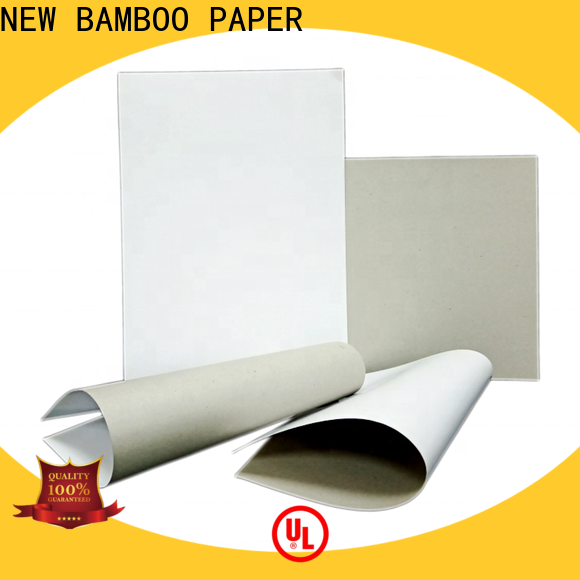 NEW BAMBOO PAPER mixed grey back duplex board order now for printing industry