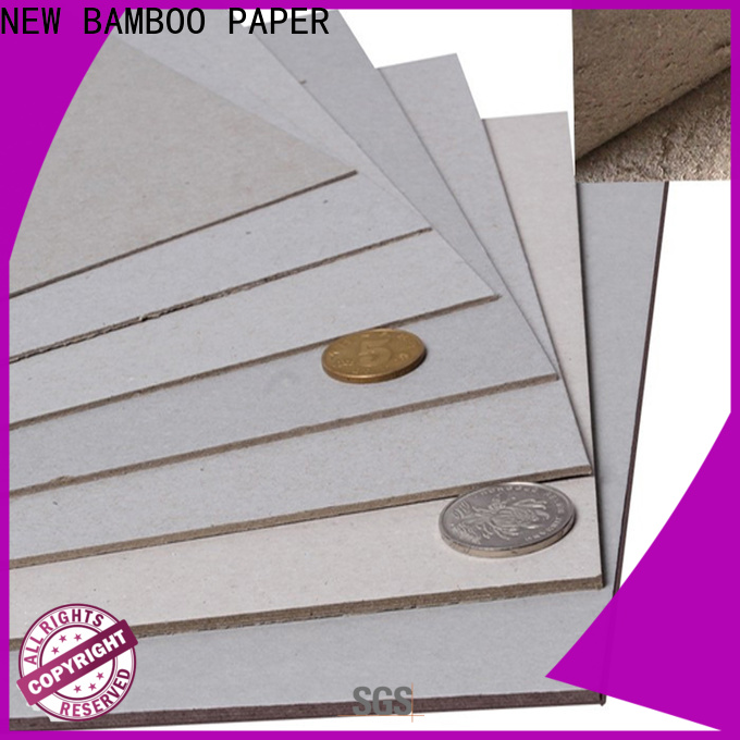 NEW BAMBOO PAPER fine- quality grey board paper for boxes