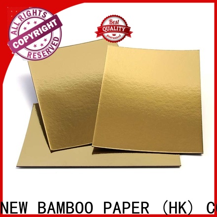 NEW BAMBOO PAPER sheets silver cake board bulk production for gift boxes