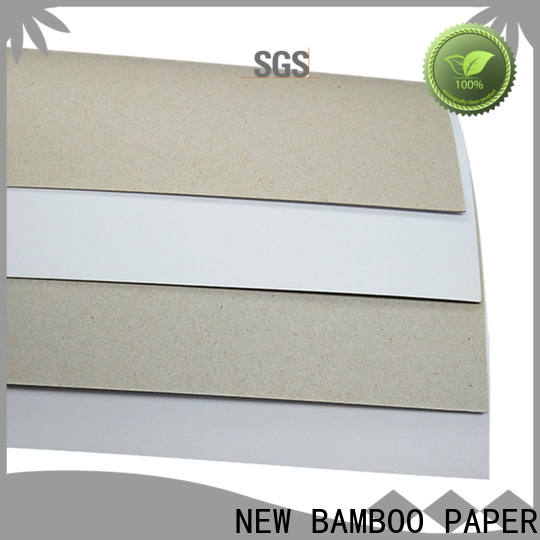 NEW BAMBOO PAPER sheets duplex paperboard free design for printing industry