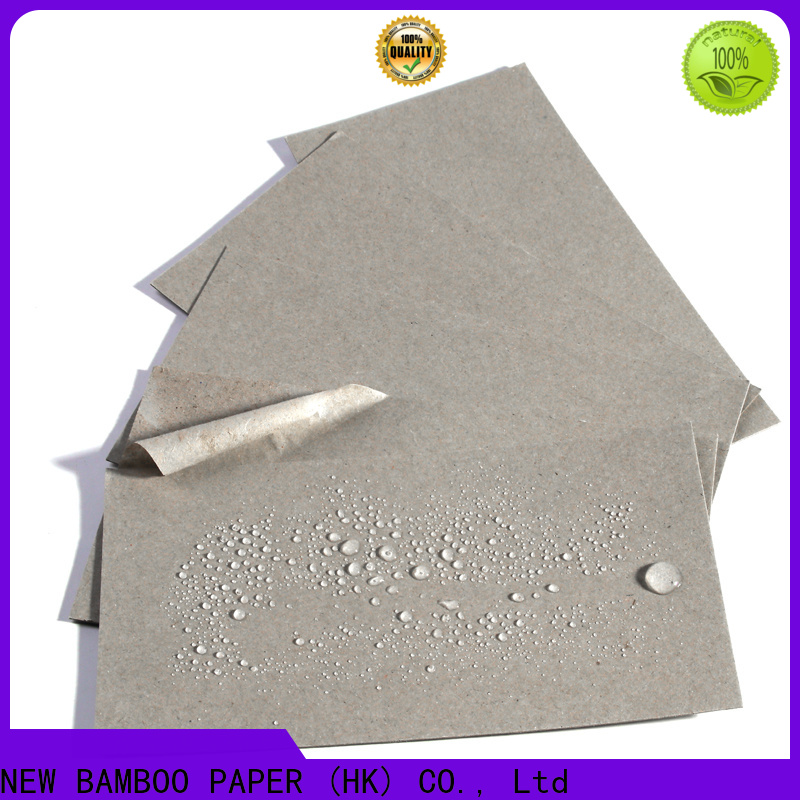 NEW BAMBOO PAPER high-quality poly coated cardboard certifications for sheds packaging