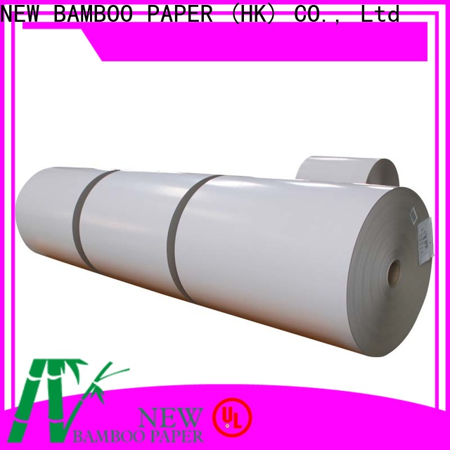 NEW BAMBOO PAPER newly white duplex board from manufacturer for printing industry