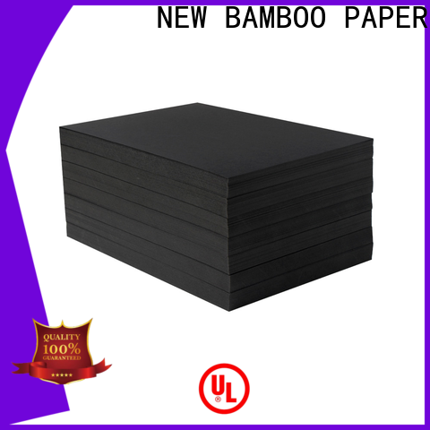 NEW BAMBOO PAPER best black cardboard sheets widely-use for shopping bag