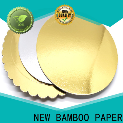 NEW BAMBOO PAPER inexpensive Cake Board supplier factory price for dessert packaging