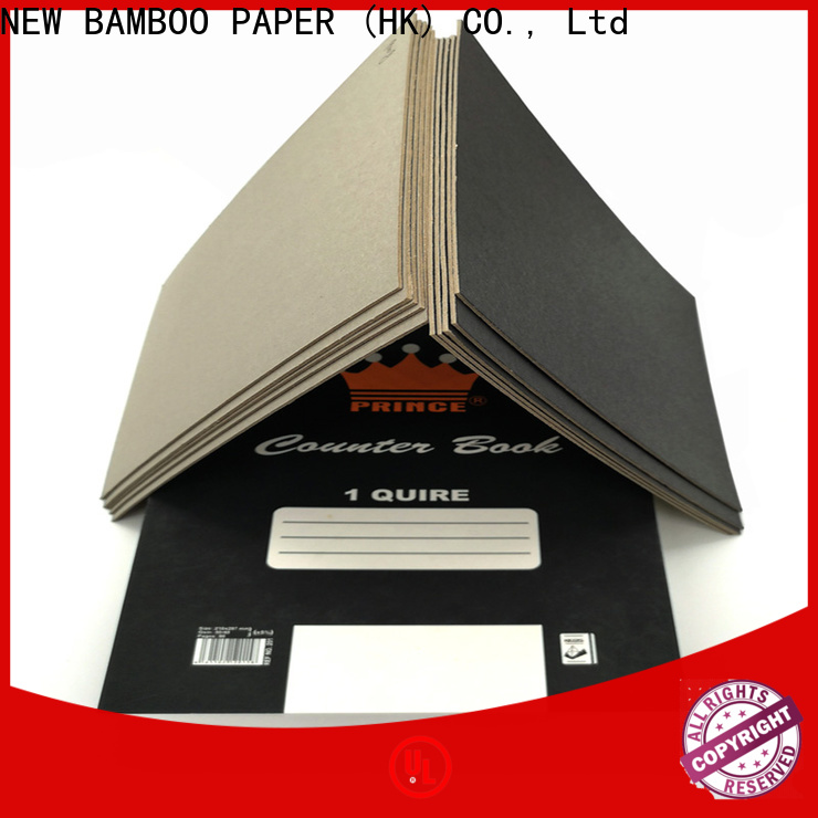 NEW BAMBOO PAPER industry-leading black backing paper bulk production for hang tag