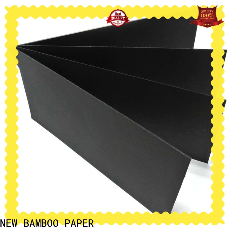 NEW BAMBOO PAPER useful large roll of black paper  manufacturer for paper bags