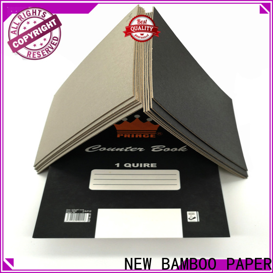 NEW BAMBOO PAPER fantastic  black backing paper certifications for hang tag