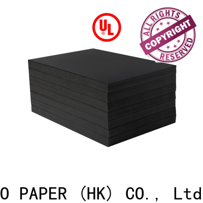 NEW BAMBOO PAPER uncoated black backing paper free design for gift box