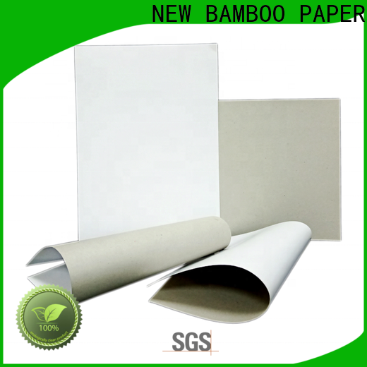 NEW BAMBOO PAPER packaging duplex board uses free design for box packaging