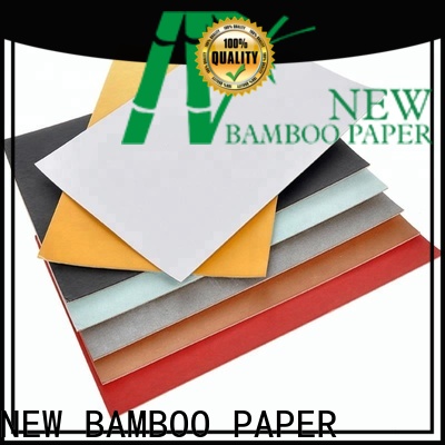 NEW BAMBOO PAPER side duplex paper sheet bulk production for soap boxes