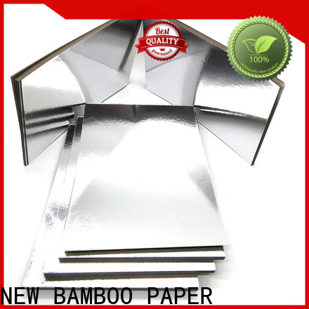 NEW BAMBOO PAPER nice metallic foil board free design for gift boxes