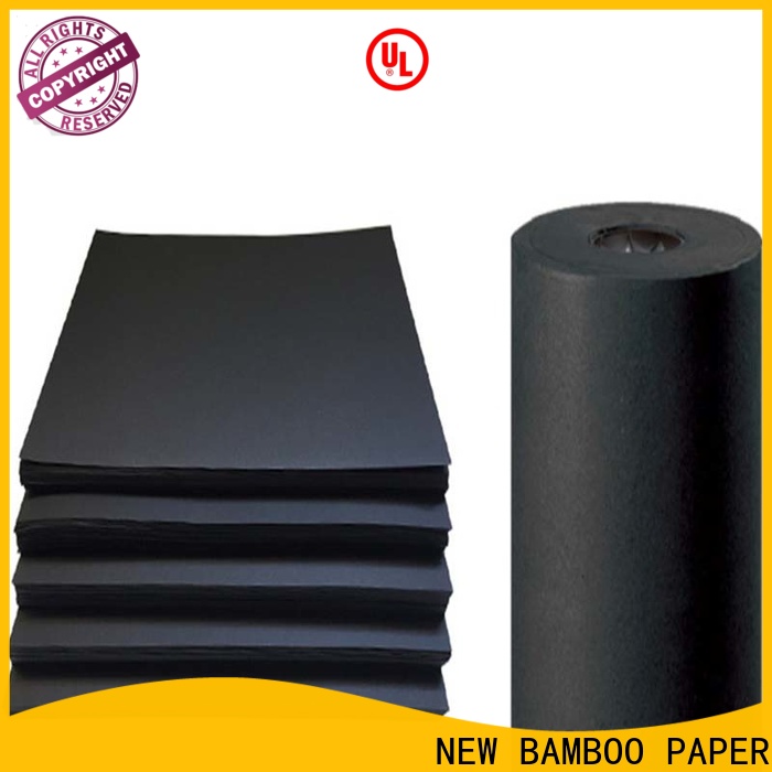 NEW BAMBOO PAPER hot-sale black chipboard bulk production for shopping bag