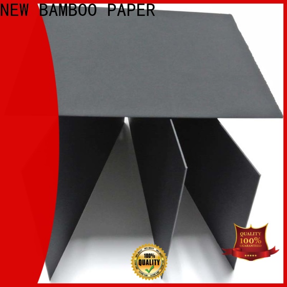 NEW BAMBOO PAPER quality Solid black board for paper bags