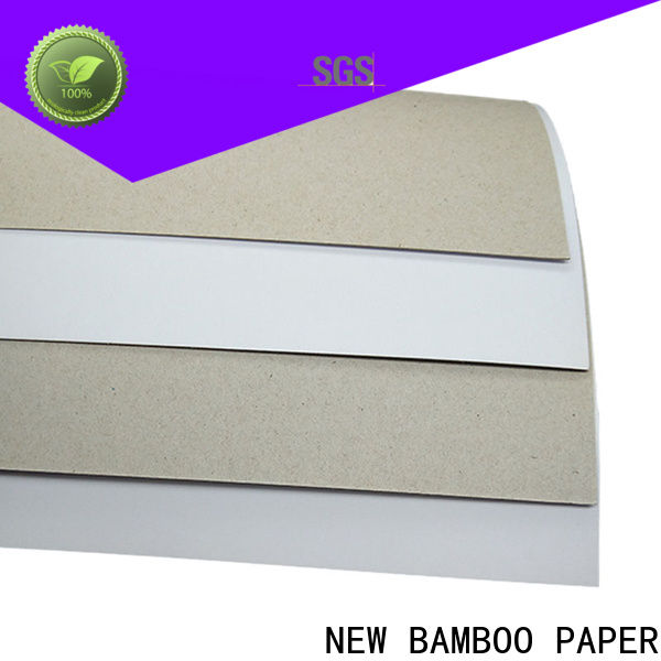 NEW BAMBOO PAPER useful duplex board with grey back free design for crafts