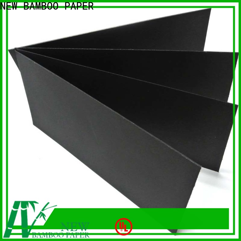 NEW BAMBOO PAPER hot-sale black paper board widely-use for silk printing