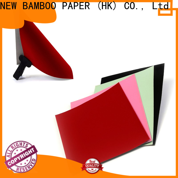 NEW BAMBOO PAPER industry-leading flocked paper wholesale widely-use for decoration