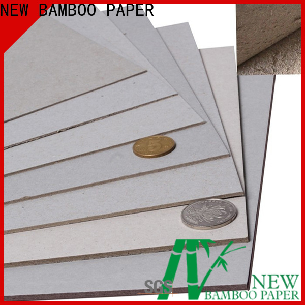 NEW BAMBOO PAPER high-quality laminated grey board at discount for book covers