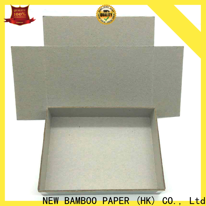 NEW BAMBOO PAPER newly 2mm grey board from manufacturer for boxes