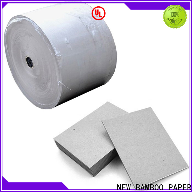 NEW BAMBOO PAPER folding grey chipboard at discount for stationery