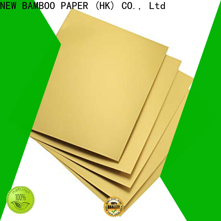 NEW BAMBOO PAPER paperboard foil board printing order now for bread packaging