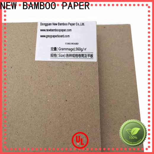 NEW BAMBOO PAPER laminated grey board thickness for shirt accessories