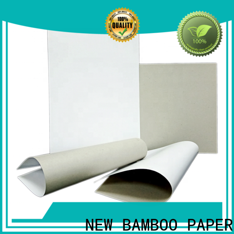 NEW BAMBOO PAPER sheets duplex board factory price for soap boxes