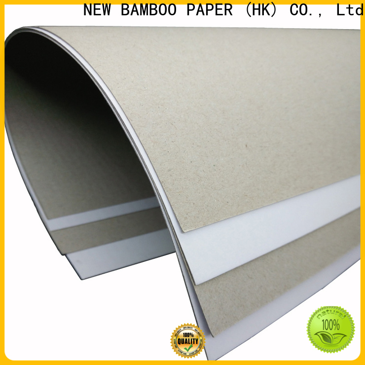 NEW BAMBOO PAPER hot-sale duplex board uses bulk production for shoe boxes