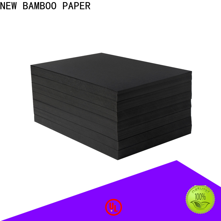 NEW BAMBOO PAPER grade black chipboard free design for photo album