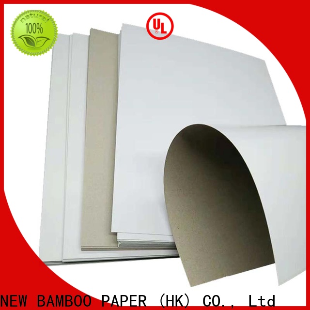 NEW BAMBOO PAPER fantastic  white duplex paper bulk production for gift box binding