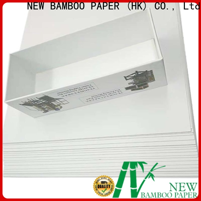 NEW BAMBOO PAPER nice duplex board with grey back bulk production for crafts