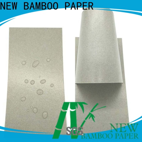 NEW BAMBOO PAPER side pe coated paperboard factory price for trash cans