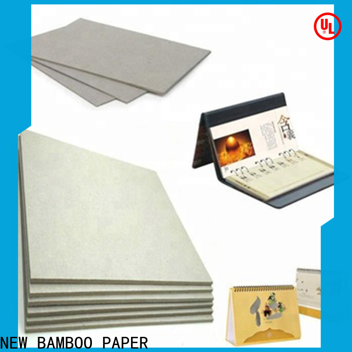 NEW BAMBOO PAPER newly grey board sheets at discount for desk calendars