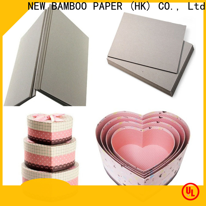 NEW BAMBOO PAPER solid paperboard packaging for folder covers