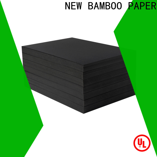 NEW BAMBOO PAPER paperboard black chipboard free design for photo album