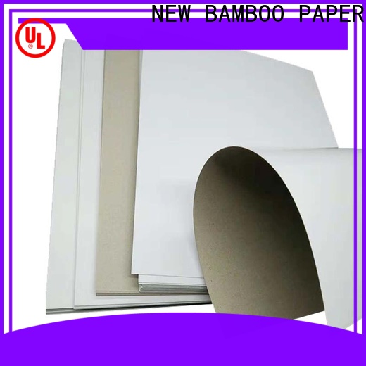 NEW BAMBOO PAPER white duplex board uses factory price for toothpaste boxes