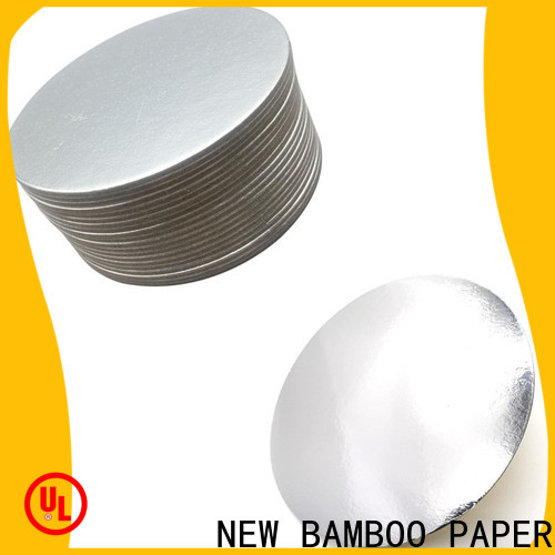 NEW BAMBOO PAPER top silver cake board free design for cake board