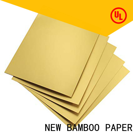 NEW BAMBOO PAPER gold foil board supply for dessert packaging