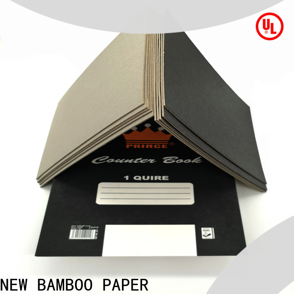 NEW BAMBOO PAPER one black laminated chipboard for shopping bag