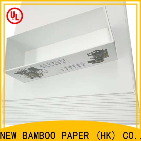 NEW BAMBOO PAPER New white cardboard sheets 48 x 96 for business for cereal boxes