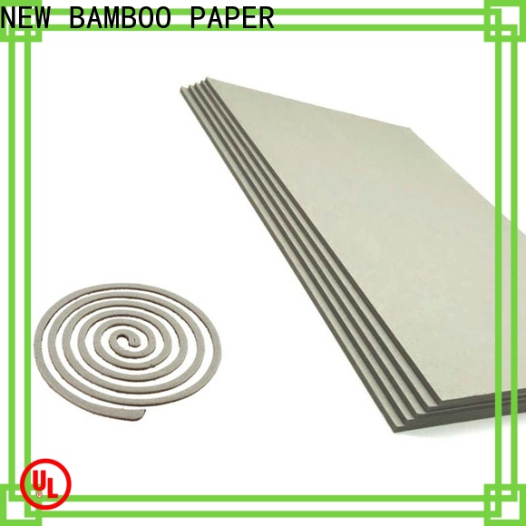 inexpensive grey board sheets curl bulk production for stationery