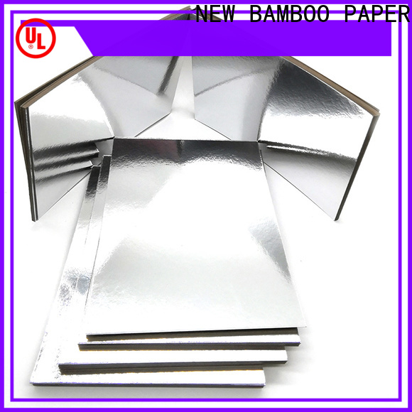 NEW BAMBOO PAPER newly silver foil board factory price for packaging