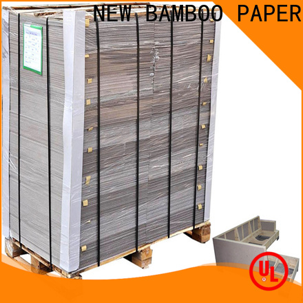 NEW BAMBOO PAPER degradable gray board paper factory price for packaging