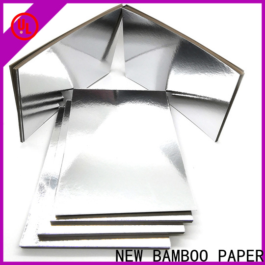 NEW BAMBOO PAPER newly foil board factory for pastry packaging