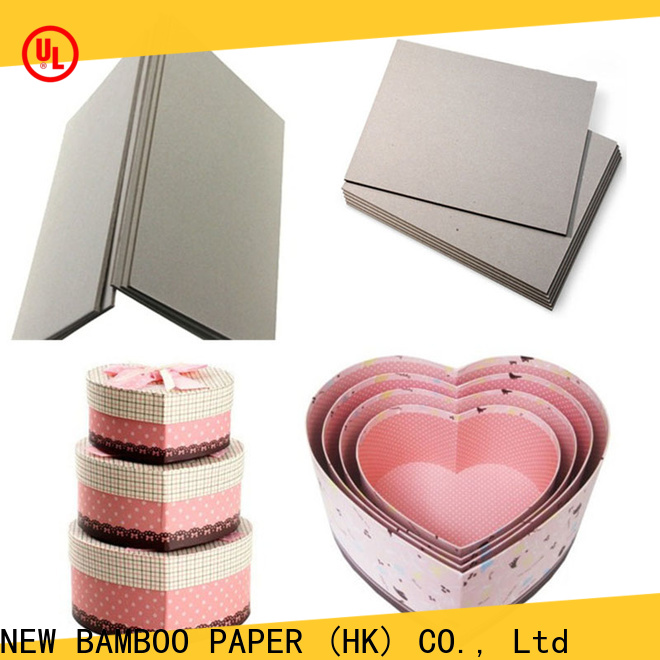 NEW BAMBOO PAPER coil grey cardboard sheets manufacturers for stationery