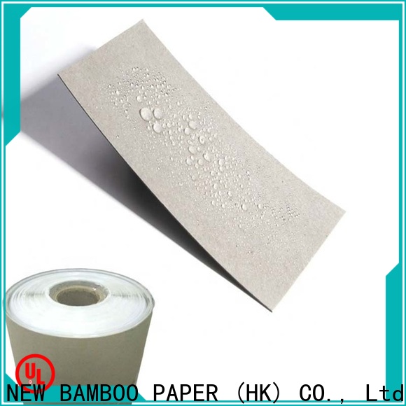 NEW BAMBOO PAPER high-quality pe coated paper roll supply for trash cans